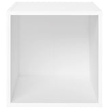 3 Piece TV Cabinet Set White Engineered Wood 3080078