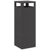 Fire Pit Black 35 x 35 x 100 cm Steel 858930