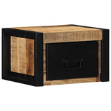 Bedside Cabinet 40x35x25 cm Solid Rough Wood Mango 4015945