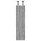 Shoe Cabinet Grey Sonoma 63x24x104 cm Engineered Wood 342568