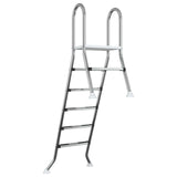 Partially in-Ground Pool Ladder 222 x 128 cm 5-Step 42032427