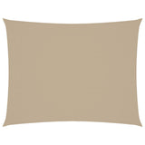 Sunshade Sail Oxford Fabric Rectangular 6x7 m Beige 135167