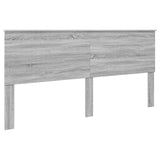 Storage Bed Grey Sonoma 200 x 200 cm Engineered Wood 3411178