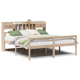 Bookcase Bed without Mattress 180x200 cm Super King Solid Wood Pine 3322061