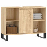 Bathroom Cabinet Sonoma Oak 80x33x60 cm Engineered Wood 831639