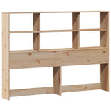 Bookcase Bed without Mattress 140x200cm Solid Wood Pine 3322393