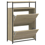 Shoe Cabinet Sonoma Oak 75x34x112 cm Engineered Wood 840035