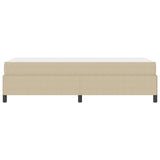 Bed Frame with Mattress Light Green Grey 80 x 200 cm Fabric 3399094