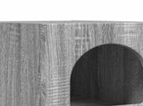 Bedside Table 2 pcs Grey Sonoma 29.5 x 33.5 x 50 cm 891237