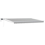 Manual Retractable Awning with LEDs 4 x 3 m 3419291