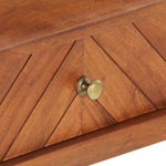 ZNTS TV Cabinet 110x40x41 cm Solid Acacia Wood 286577