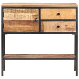 Sideboard 85x30x80 cm Rough Mango Wood 320486