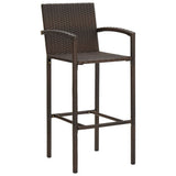 Garden Bar Set Brown 3295288