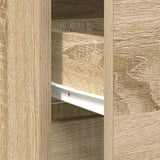 Sideboard with Drawer Sonoma Oak 80x34x76 cm Engineered Wood 861537