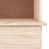 Bookcase with Drawers ALTA 77x35x186.5 cm Solid Wood Pine 353953