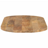 Table Top 140x60x2.5 cm Oval Solid Wood Mango 370131