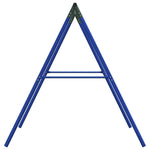 ZNTS Swing Frame for Outdoor with 2 Hanging Hooks Blue Steel 4009875