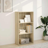 Bookcase Sonoma Oak 60x30x114 cm Engineered Wood 857901