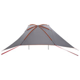Car Tent Grey and Orange 308 x 215 x 220 cm Polyester and Steel 42028549