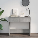 Console Table Concrete Grey 89x41x76.5 cm Steel 809570