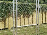 Dog Cage Silver 800 x 200 x 200 cm Galvanised Steel 3368308