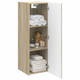 Wall-mounted Bathroom Cabinet Sonoma Oak 33 x 34.5 x 100 cm 890524