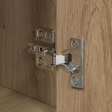 Bedside Cabinet with Drawer 2 pcs Artisan oak Engineered Wood 879504