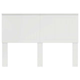 Headboard with Headboard Gloss White 140 cm Engineered wood 887763
