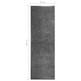 Doormat Washable Anthracite 60x180 cm 323417