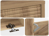 Shoe Cabinet HAARLEM 78 x 24 x 103 cm Engineered Wood 896884