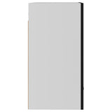 Hanging Cabinet Lyons 2 pcs Black 50x31x60 cm Engineered Wood 805079