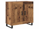 Highboard 2 pcs Old Wood Engineered Wood 3415643