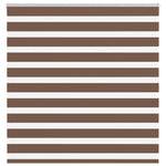 ZNTS Zebra Blind Brown 150x100 cm Fabric Width 145.9 cm Polyester 4014323