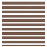 ZNTS Zebra Blind Brown 150x100 cm Fabric Width 145.9 cm Polyester 4014323