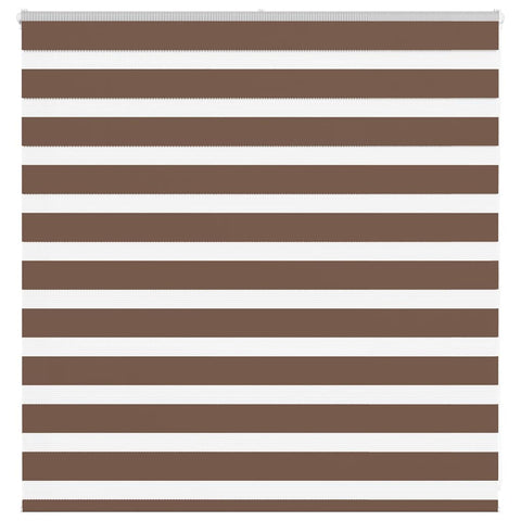 ZNTS Zebra Blind Brown 150x100 cm Fabric Width 145.9 cm Polyester 4014323