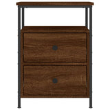 Bedside Cabinets 2 pcs Brown Oak 44x45x60 cm Engineered Wood 826012