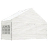 Gazebo with Roof White 11.15x5.88x3.75 m Polyethylene 3155497