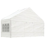 Gazebo with Roof White 11.15x5.88x3.75 m Polyethylene 3155497