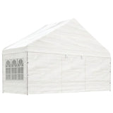 Gazebo with Roof White 11.15x5.88x3.75 m Polyethylene 3155497