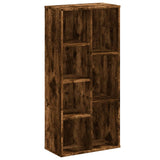 Bookcase Smoked Oak 50x25x105 cm Engineered Wood 852793