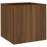 Planter Box Brown Oak 40x40x40 cm Engineered Wood 820501