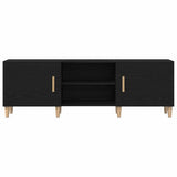 TV Cabinet Black Oak 150 x 30 x50 cm Engineered Wood 862797