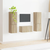 TV Cabinet Set 5 pcs Sonoma Oak Engineered Wood 3409098