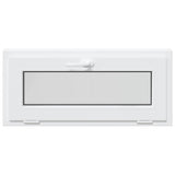 Basement Window RISOR 90x40 cm Tilt 2 Glazing White 4108336