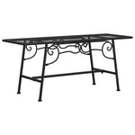 Tree Bench 110 cm Black Steel 318827