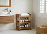 Bathroom Shelf Natural 45 x 30 x 71 cm Solid Teak Wood 42024276