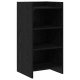 Sideboard Black Oak 40 x 36 x 80 cm Engineered Wood 8011068