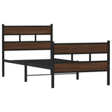 Bed Frame without Mattress with Headboard and Footboard 100x190 cm 4017163