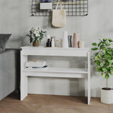 808323 Console Table White 102x30x80 cm Engineered Wood