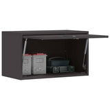 Wall Cabinet for Garage with Gas-lift Door Black 883280